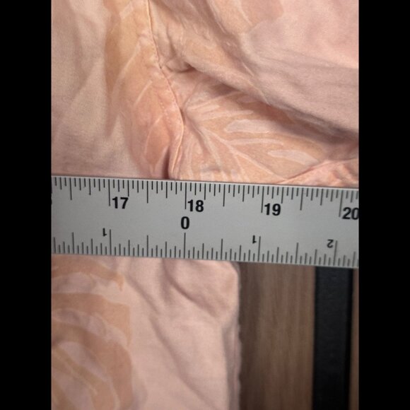 Sun Surf Hawaiian Shirt Medium 15.5 Mens Pink Long Sleeve Bikini Bottom Art - Picture 3 of 7